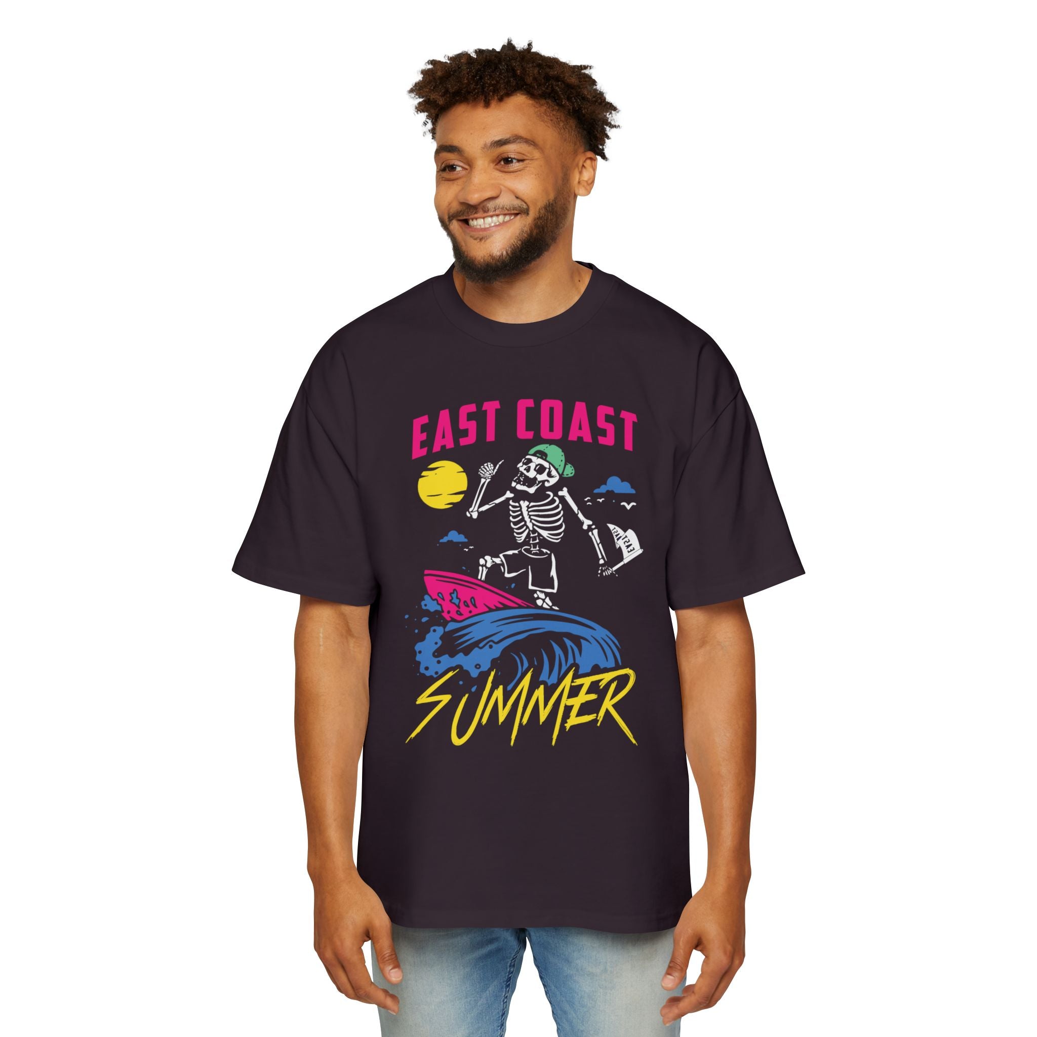 East Coast Summer Men's Heavy Oversized Tee