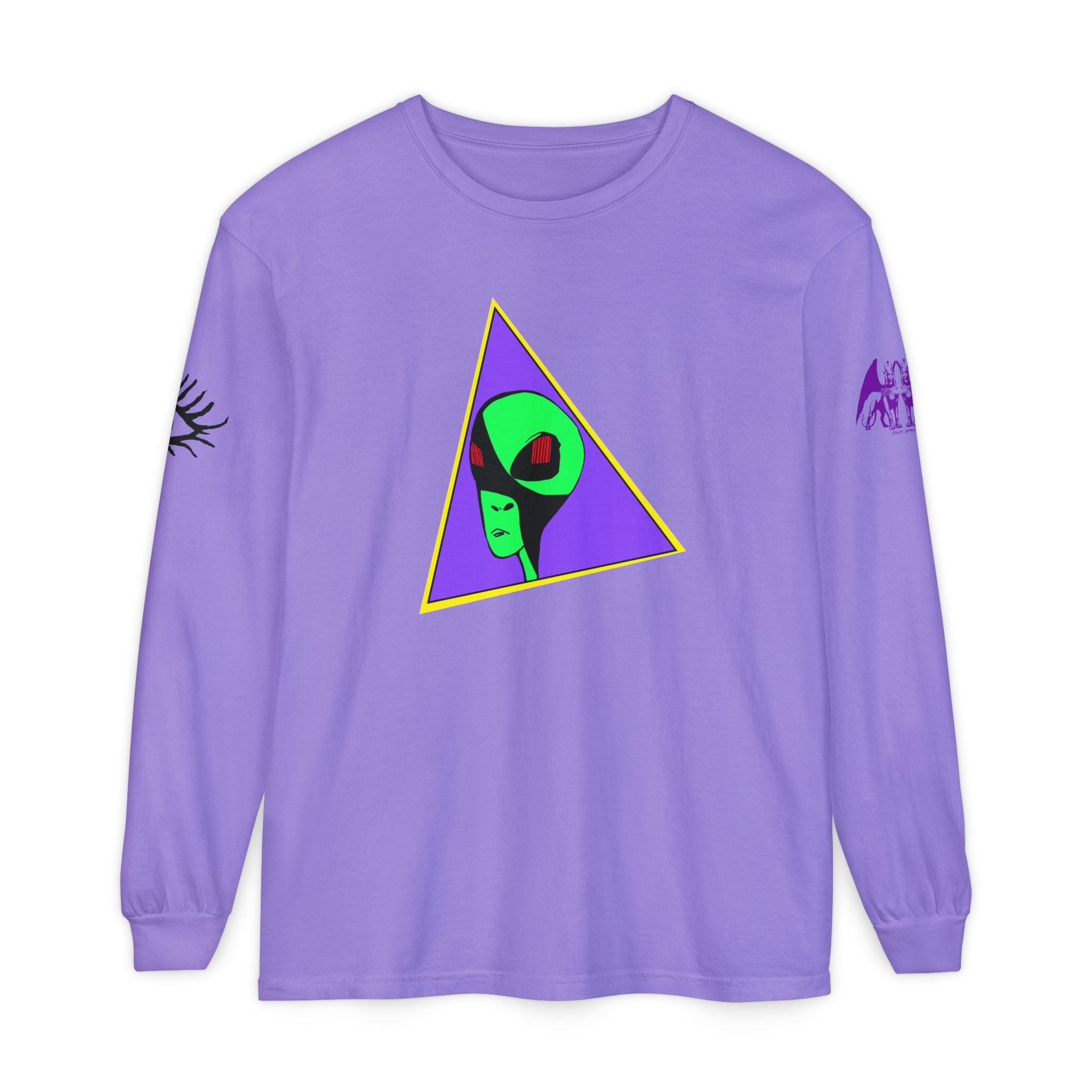 Violet Sphinx Loaded Long Sleeve T-Shirt