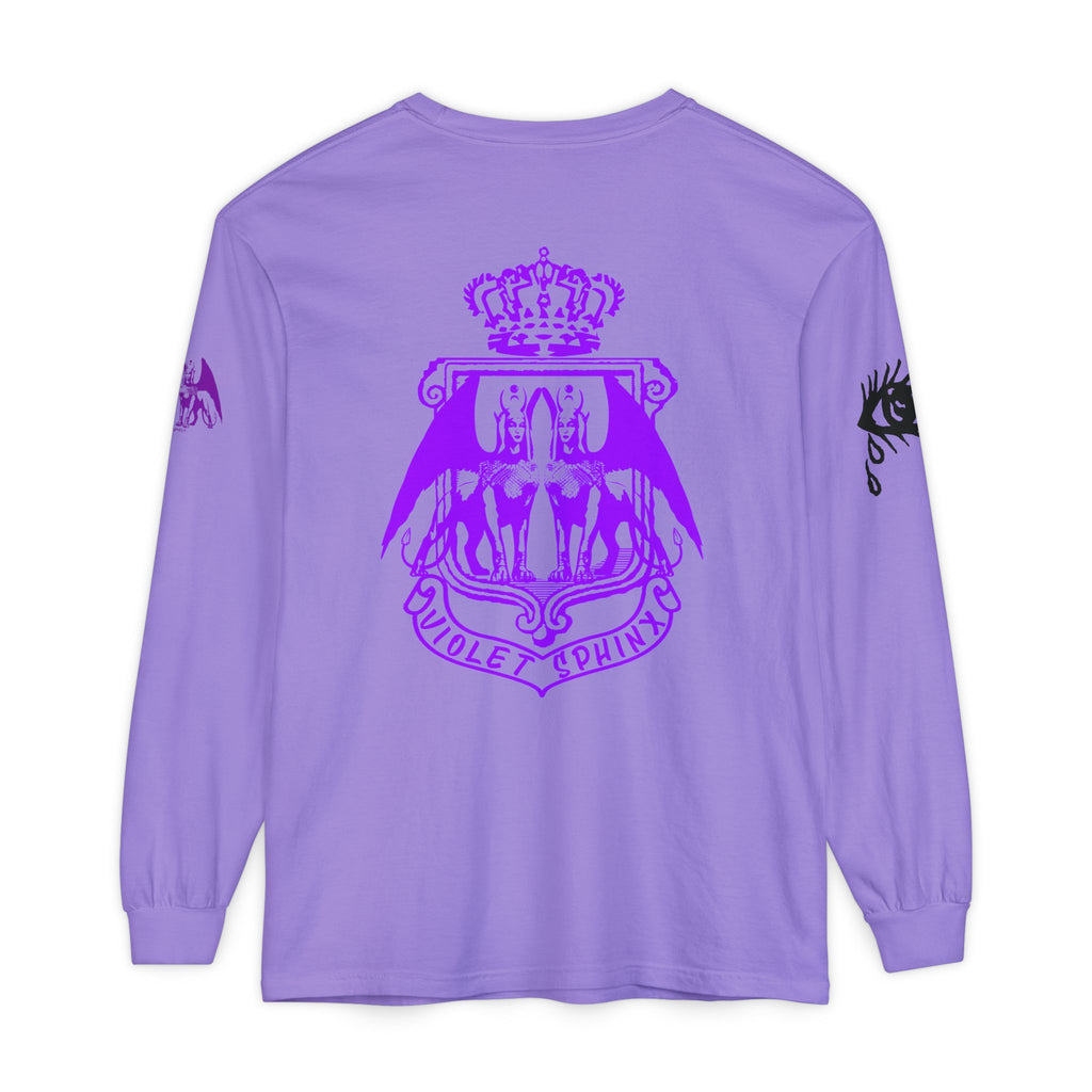 Violet Sphinx Loaded Long Sleeve T-Shirt