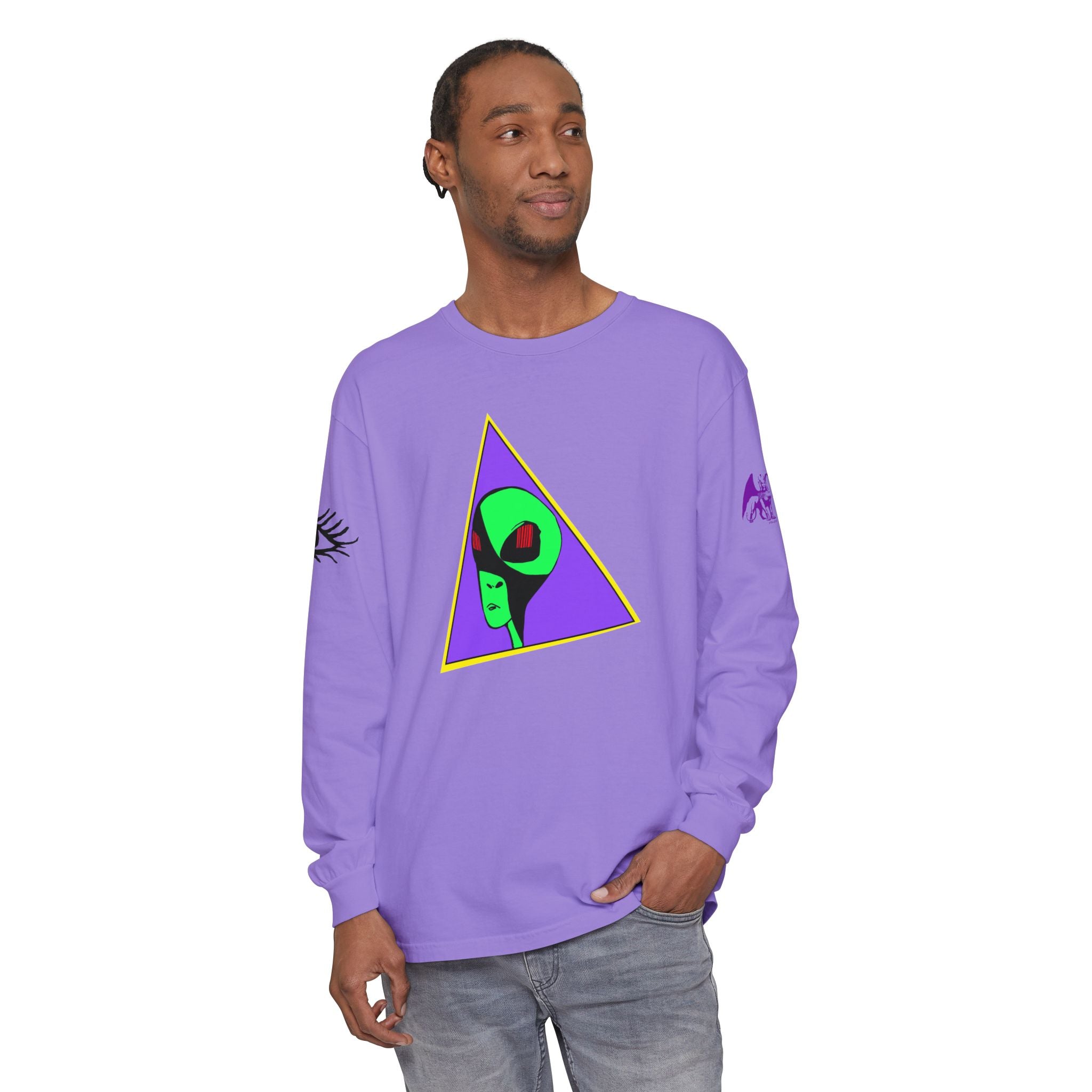 Violet Sphinx Loaded Long Sleeve T-Shirt