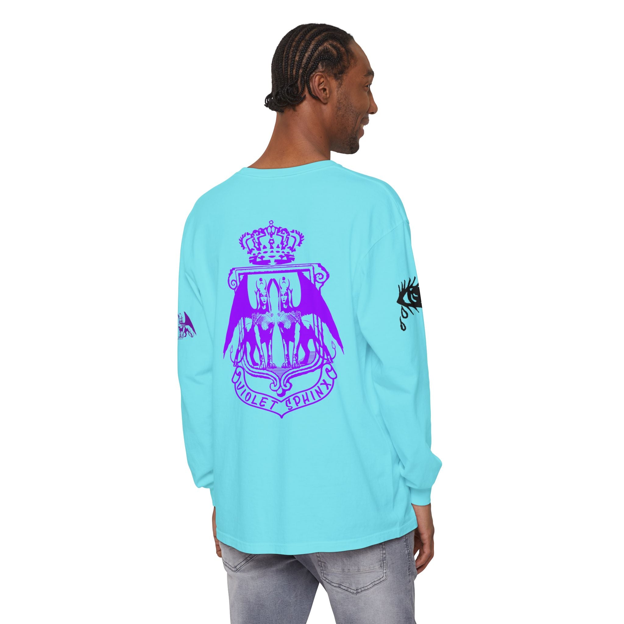 Violet Sphinx Loaded Long Sleeve T-Shirt