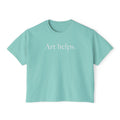 Art helps. Boxy Tee