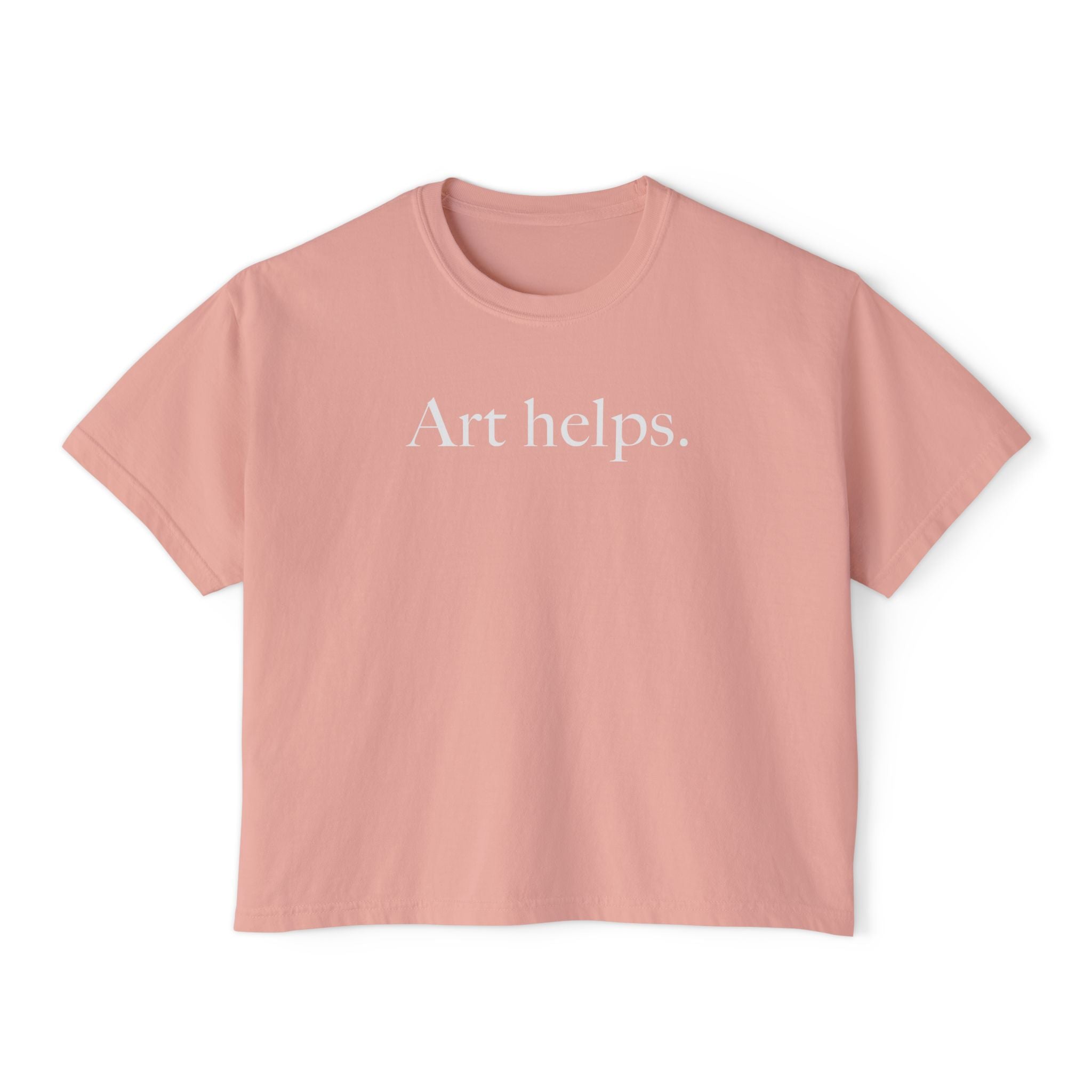 Art helps. Boxy Tee