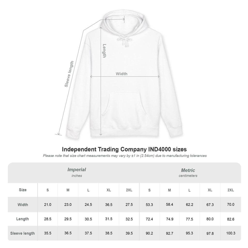 East Coast Unisex Heavyweight Hooded Sweatshirt