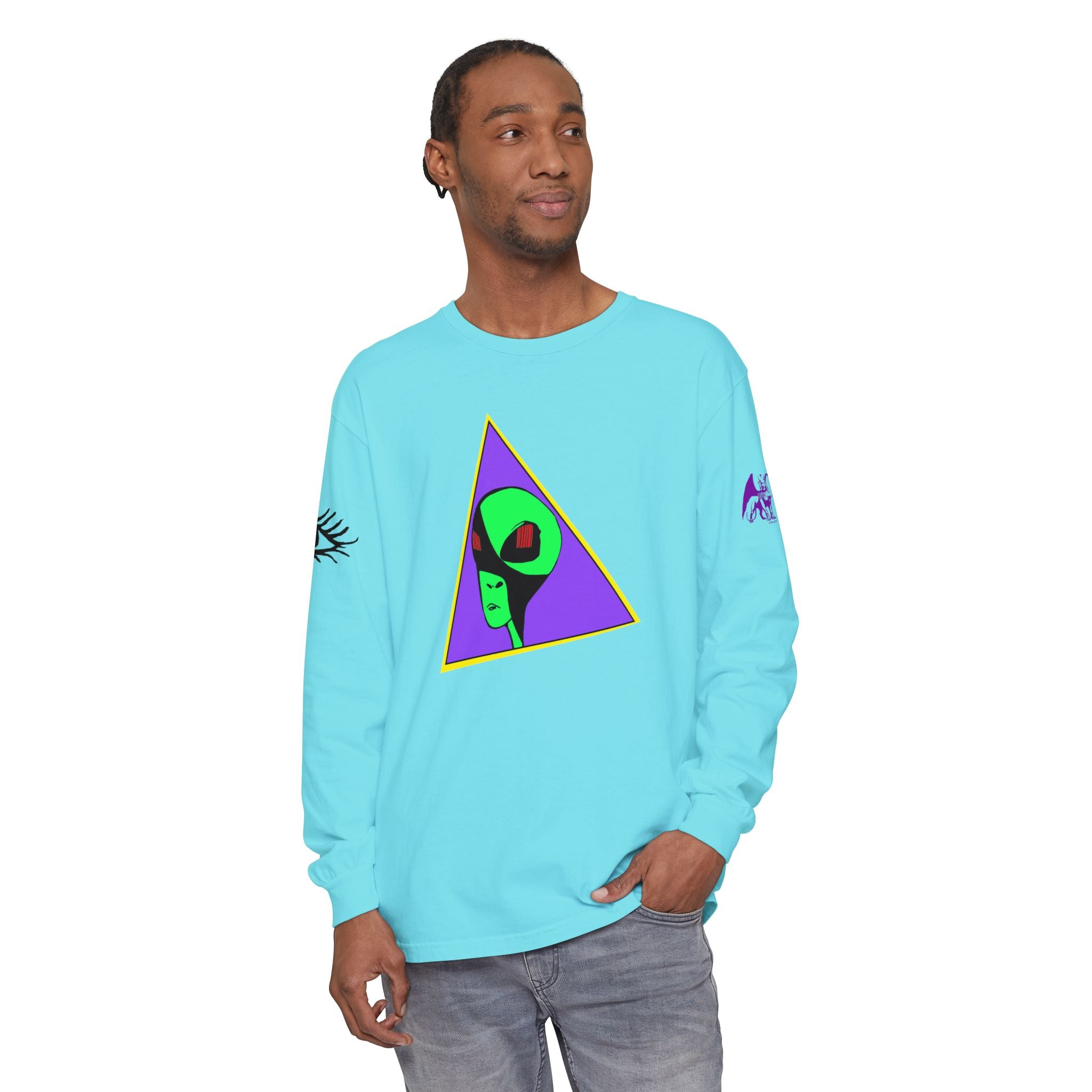 Violet Sphinx Loaded Long Sleeve T-Shirt