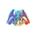 Violet Sphinx Twins Holographic Die-cut Stickers