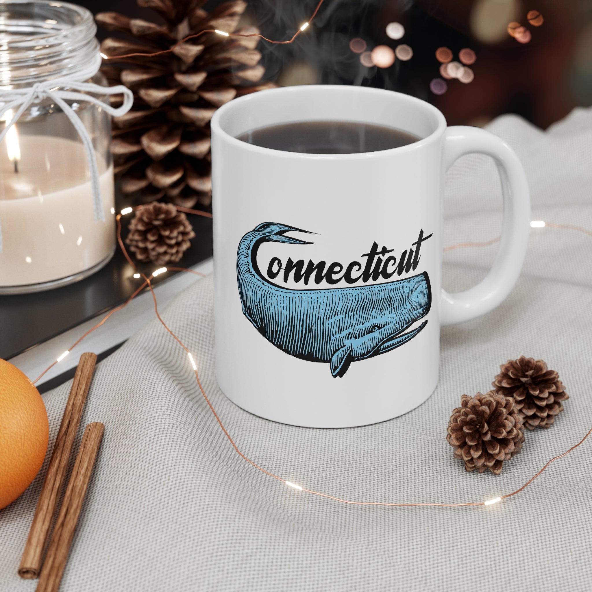 CT Whale Mug 11oz