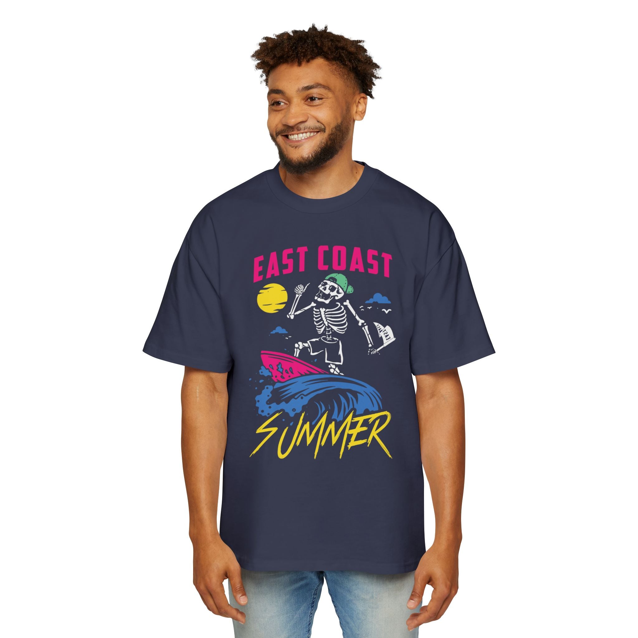 East Coast Summer Men's Heavy Oversized Tee