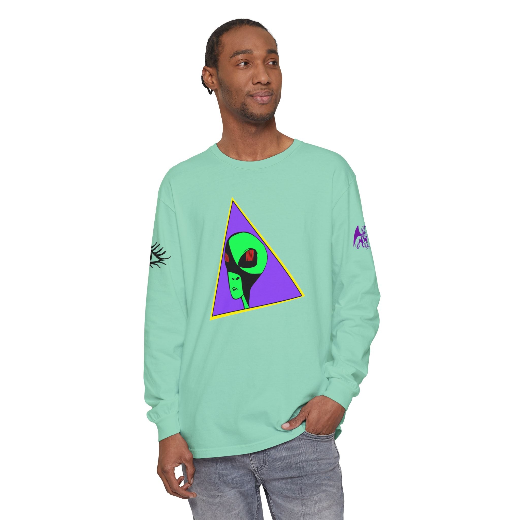 Violet Sphinx Loaded Long Sleeve T-Shirt