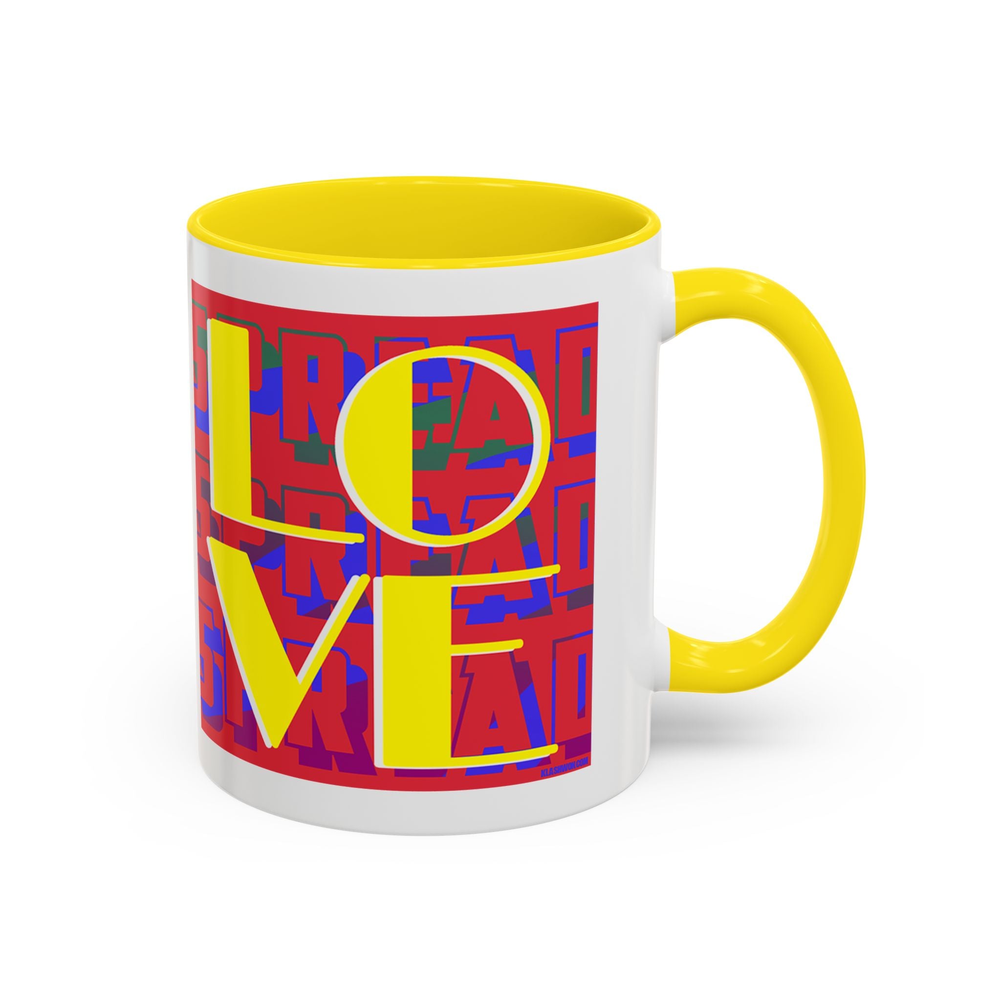Spread Love Accent Coffee Mug