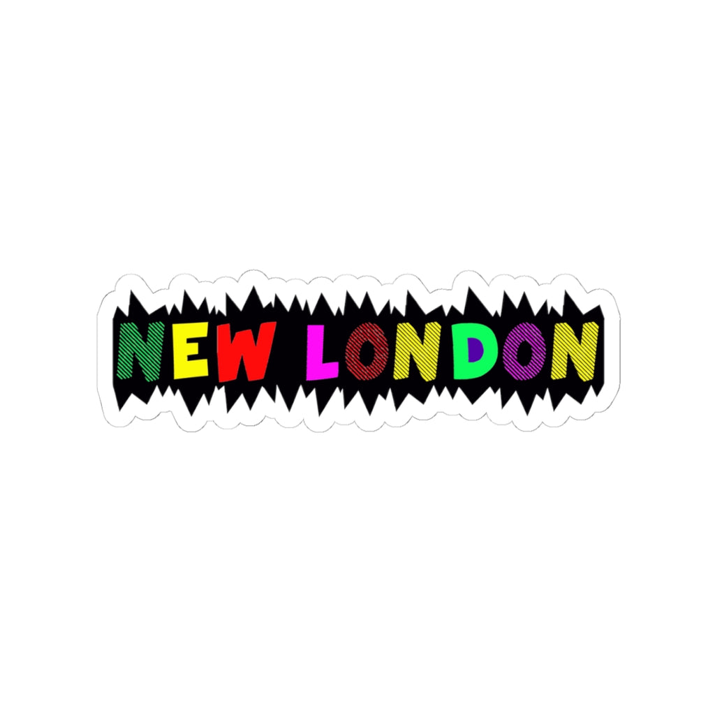 New London Pow Sticker