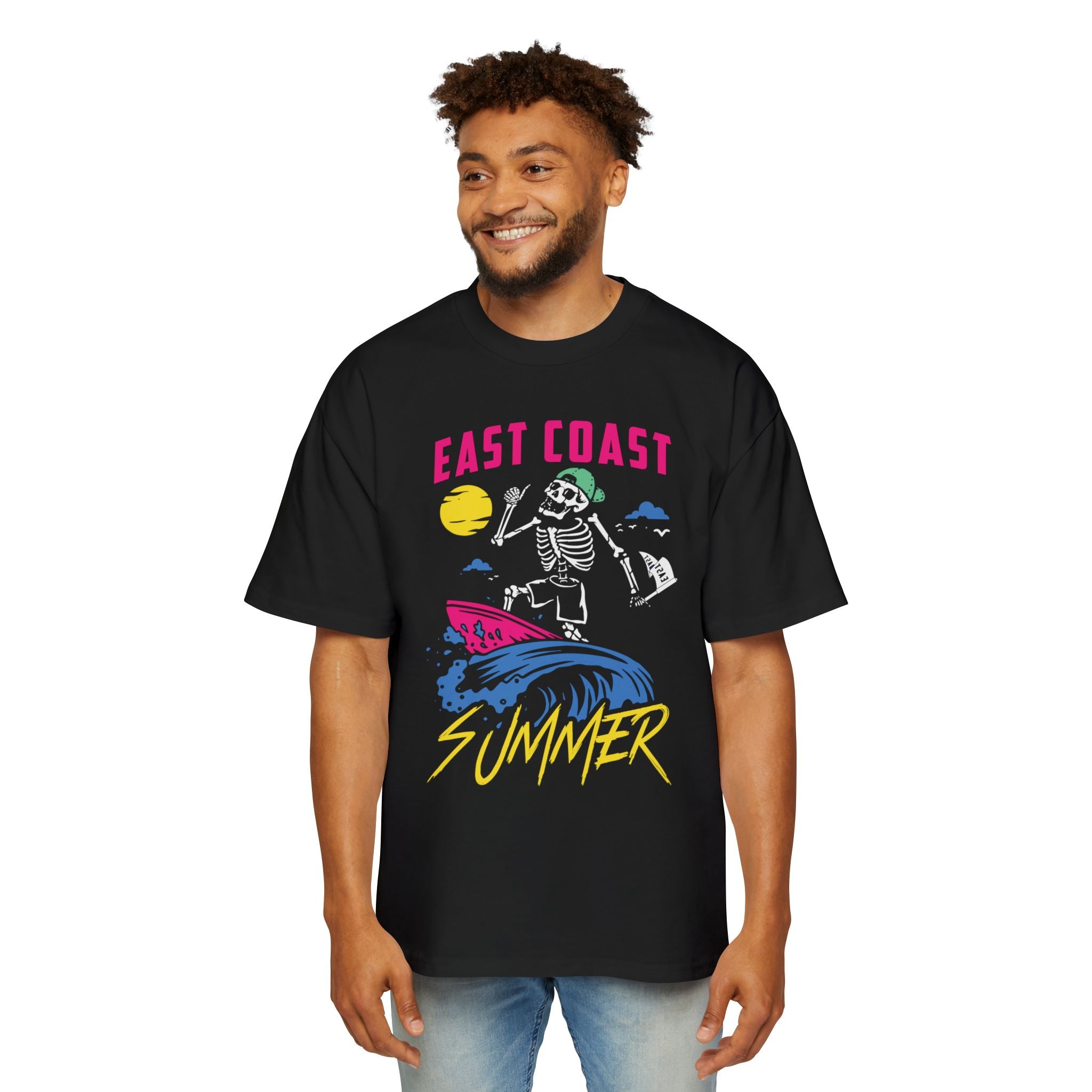 East Coast Summer Men's Heavy Oversized Tee