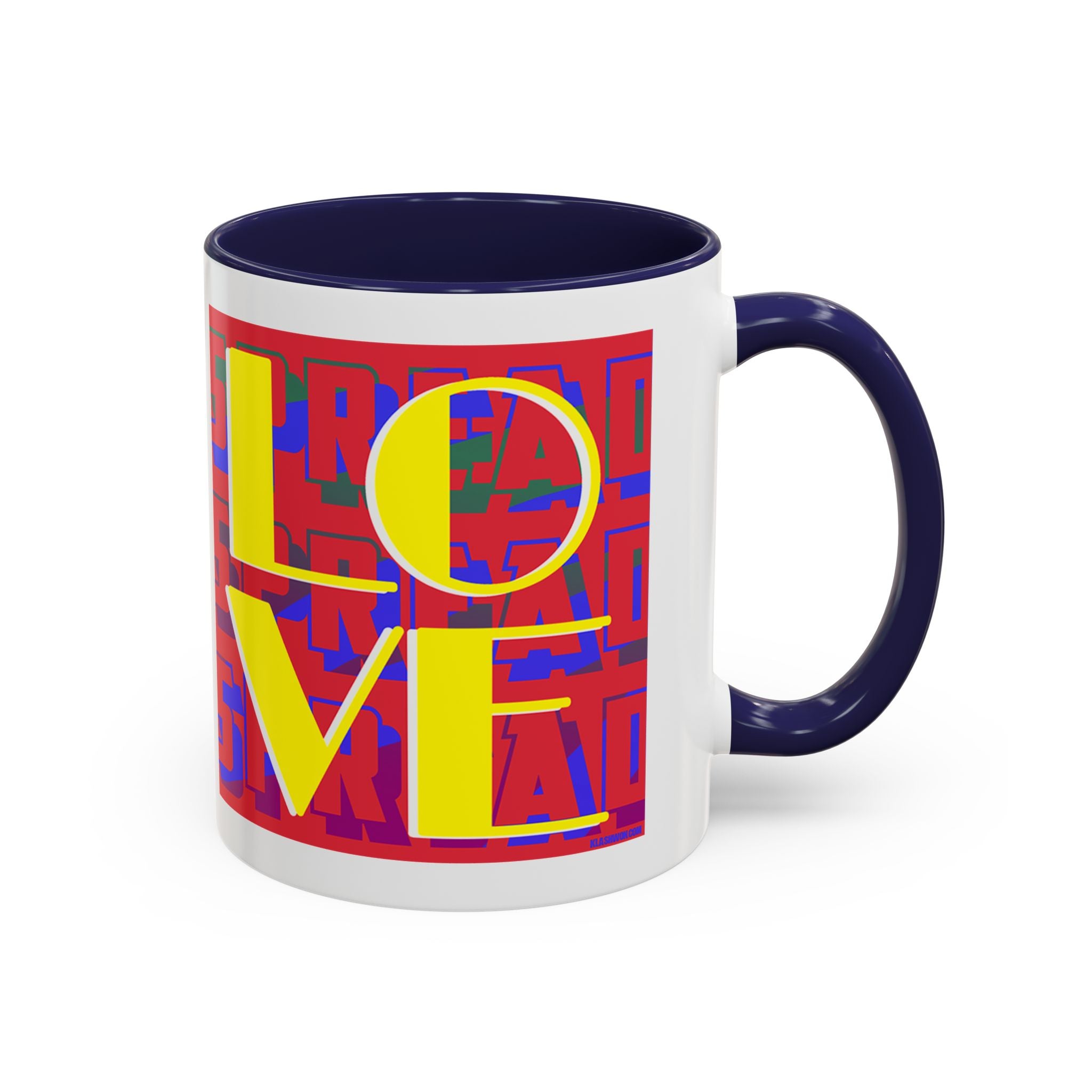 Spread Love Accent Coffee Mug