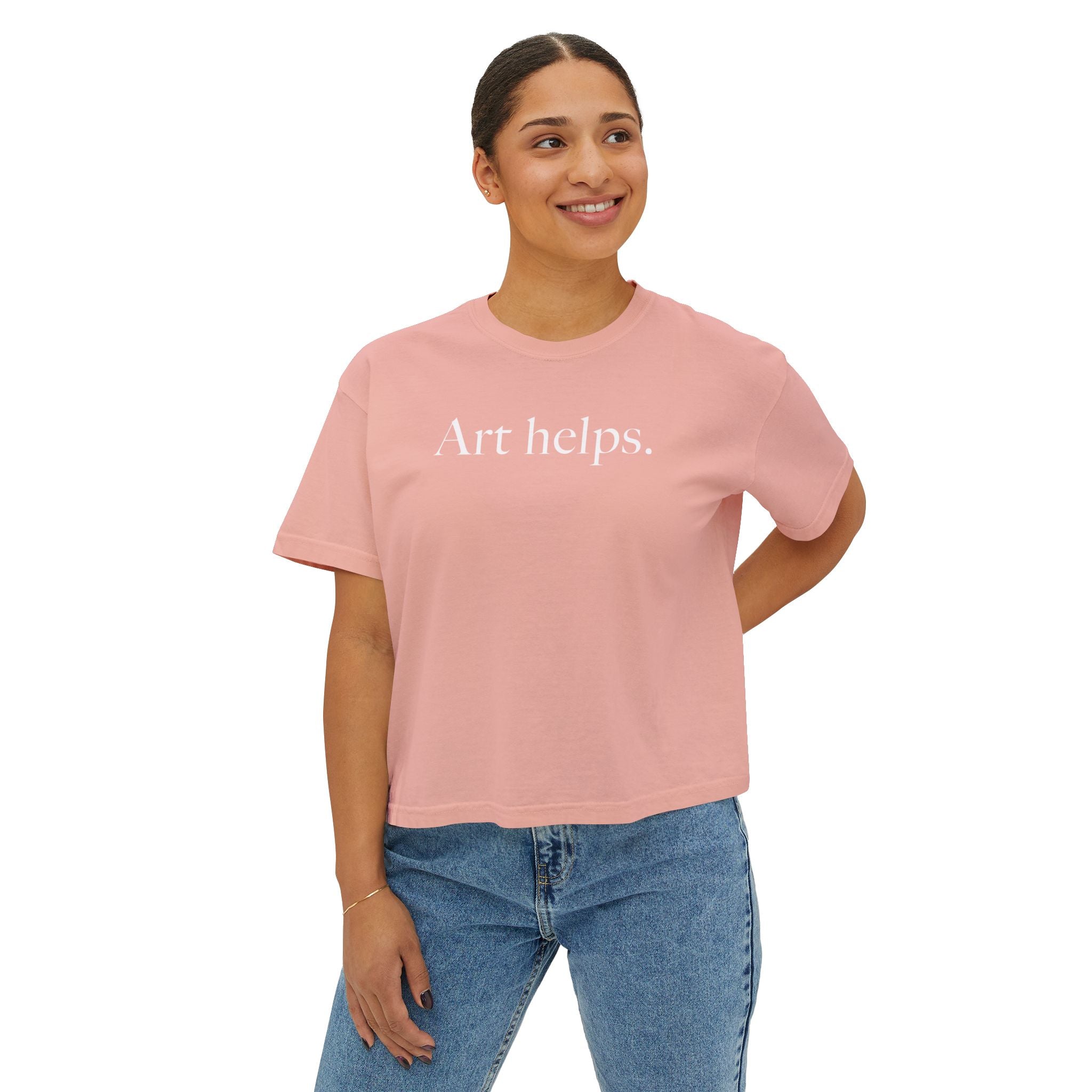 Art helps. Boxy Tee