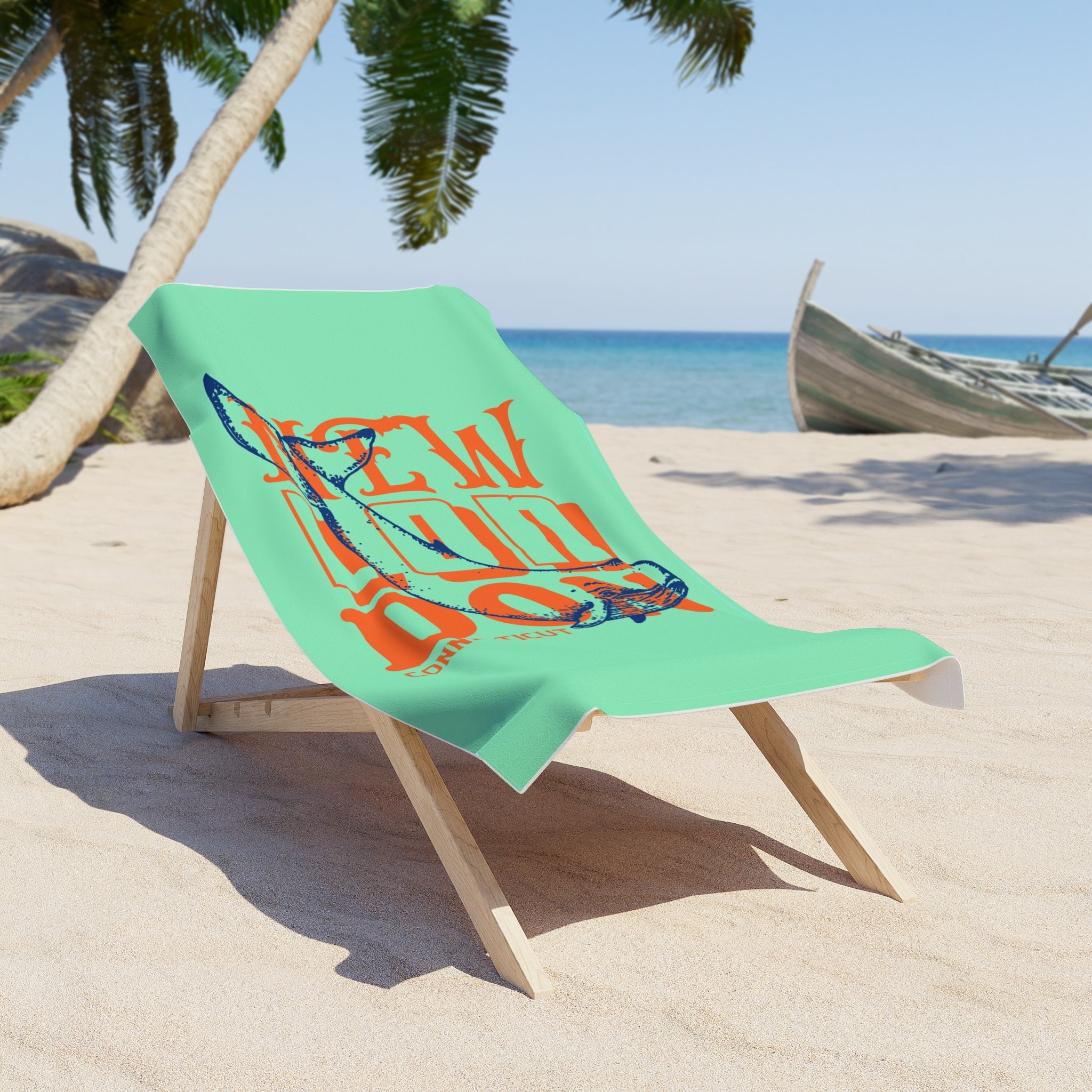 New London Whale Beach Towel