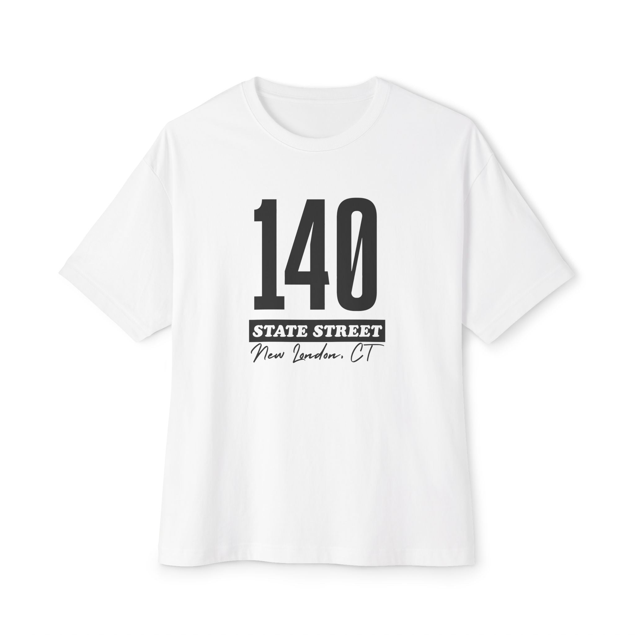 140 State Street Unisex Oversized Boxy Tee