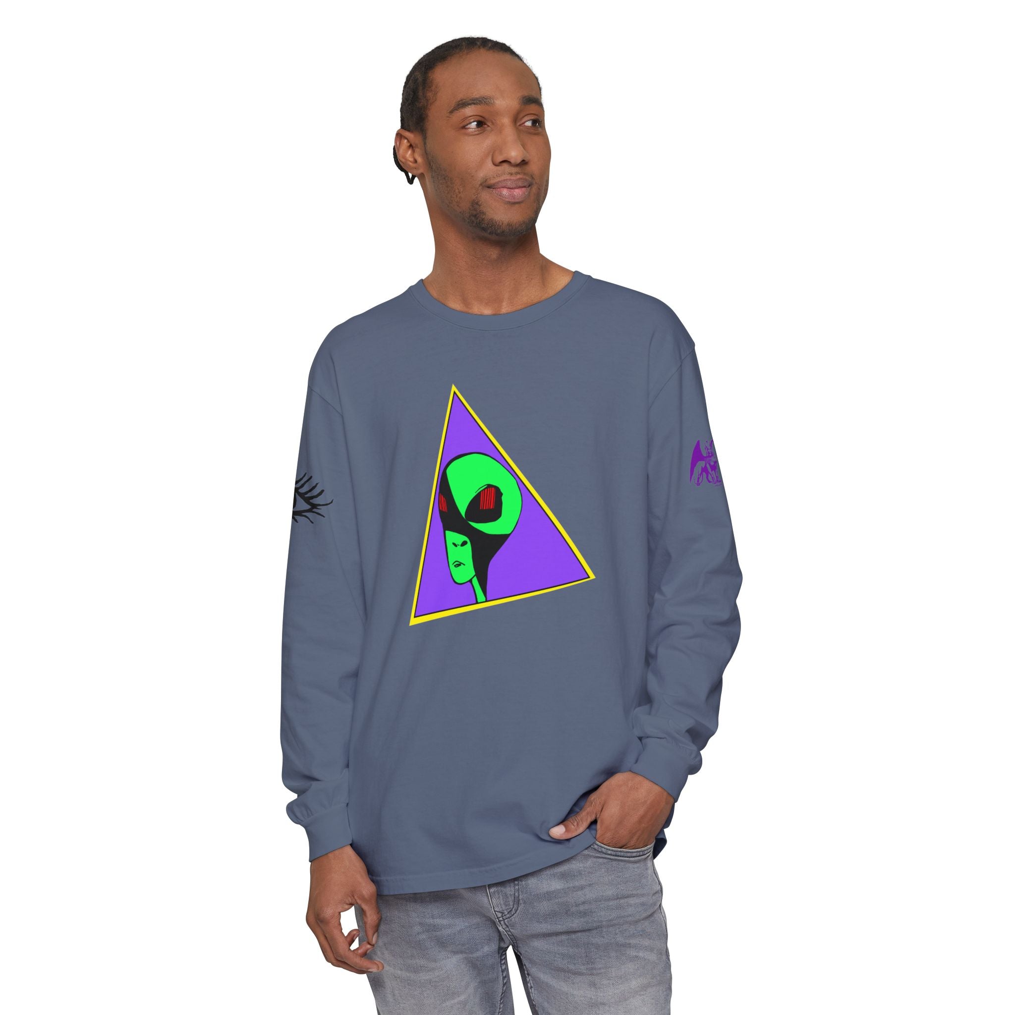 Violet Sphinx Loaded Long Sleeve T-Shirt