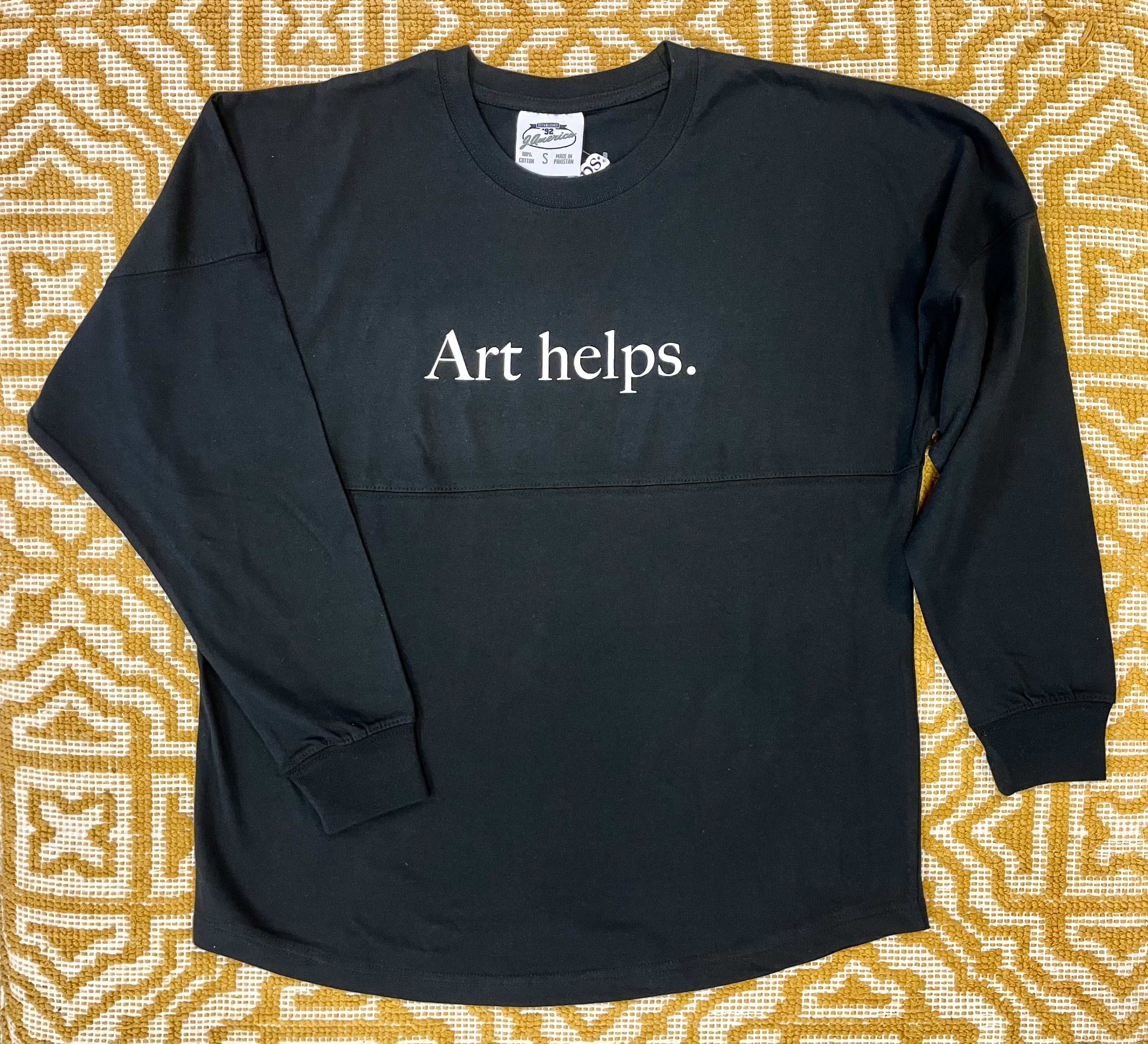 Art helps. Long Sleeved Shirt
